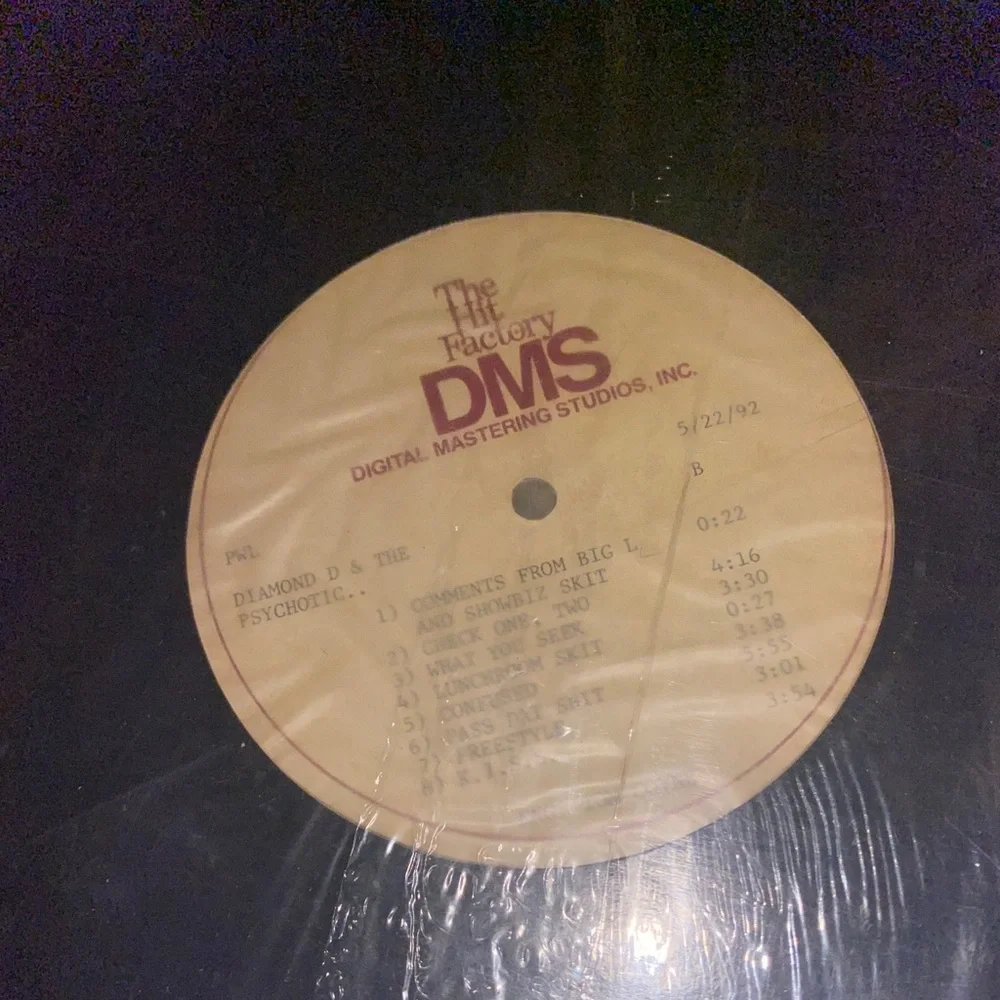 DIAMOND D & THE PSYCHOTIC Neurotics Stunt Blunts & Hip Hop Vinyl Acetate
Used - Picture 1 of 2